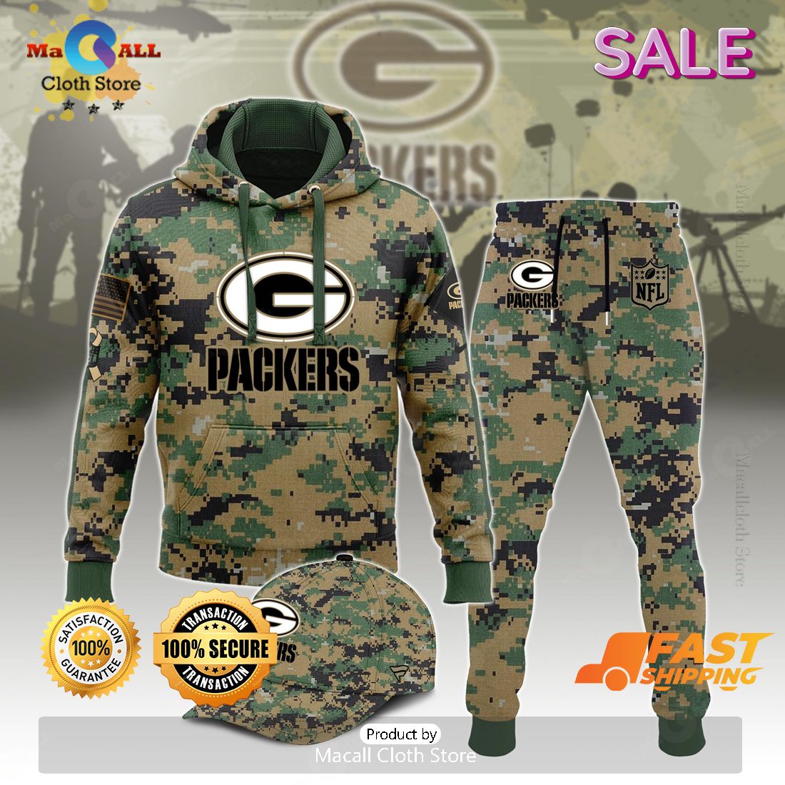 Green Bay Packers Veteran For Veteran Army Design Hoodie 3D, Long Pant Green Bay Packers Veteran For Veteran Army Design Hoodie 3D, Long Pant