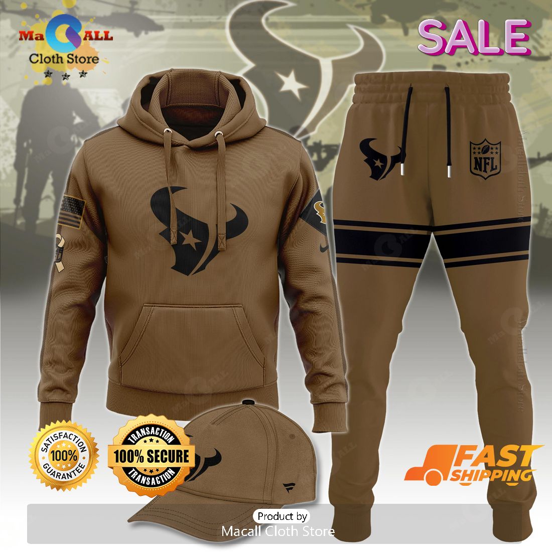 Houston Texans Salute To Service Veterans Day Hoodie 3D, Long Pant Houston Texans Salute To Service Veterans Day Hoodie 3D, Long Pant