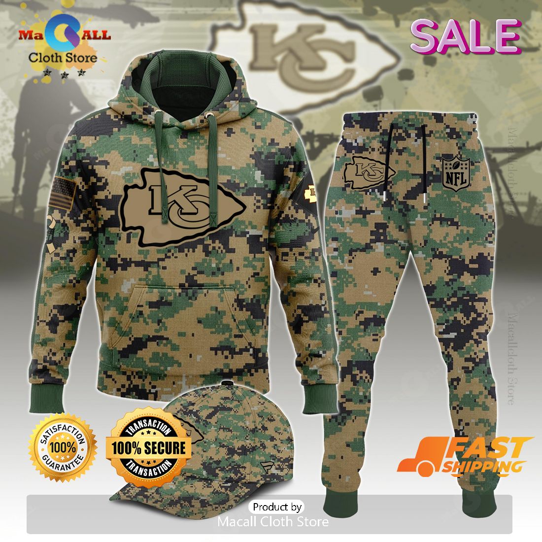 Kansas City Veteran For Veteran Army Design Hoodie 3D, Long Pant Kansas City Veteran For Veteran Army Design Hoodie 3D, Long Pant