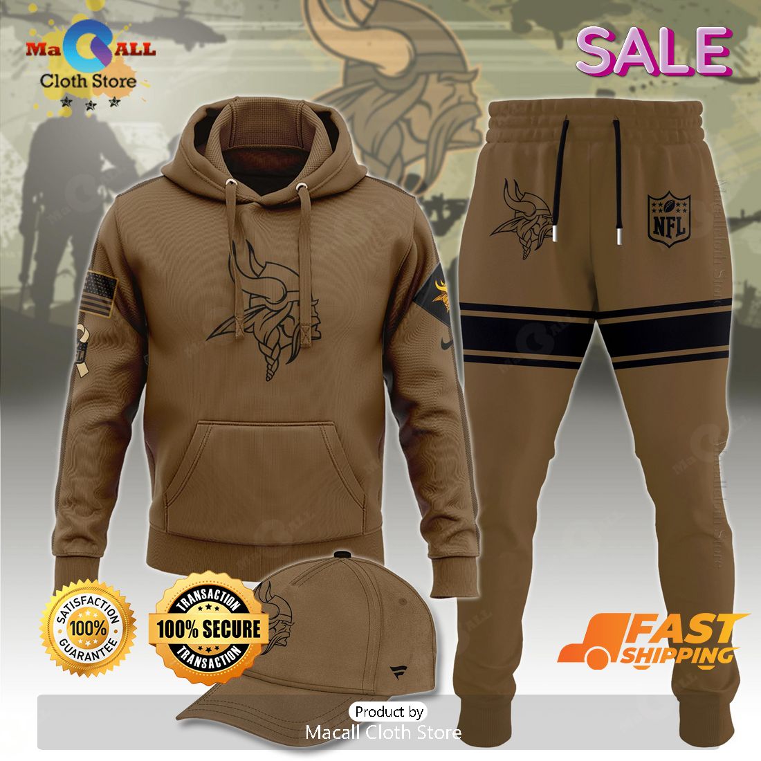 Minnesota Vikings Salute To Service Veterans Day Hoodie 3D, Long Pant Minnesota Vikings Salute To Service Veterans Day Hoodie 3D, Long Pant