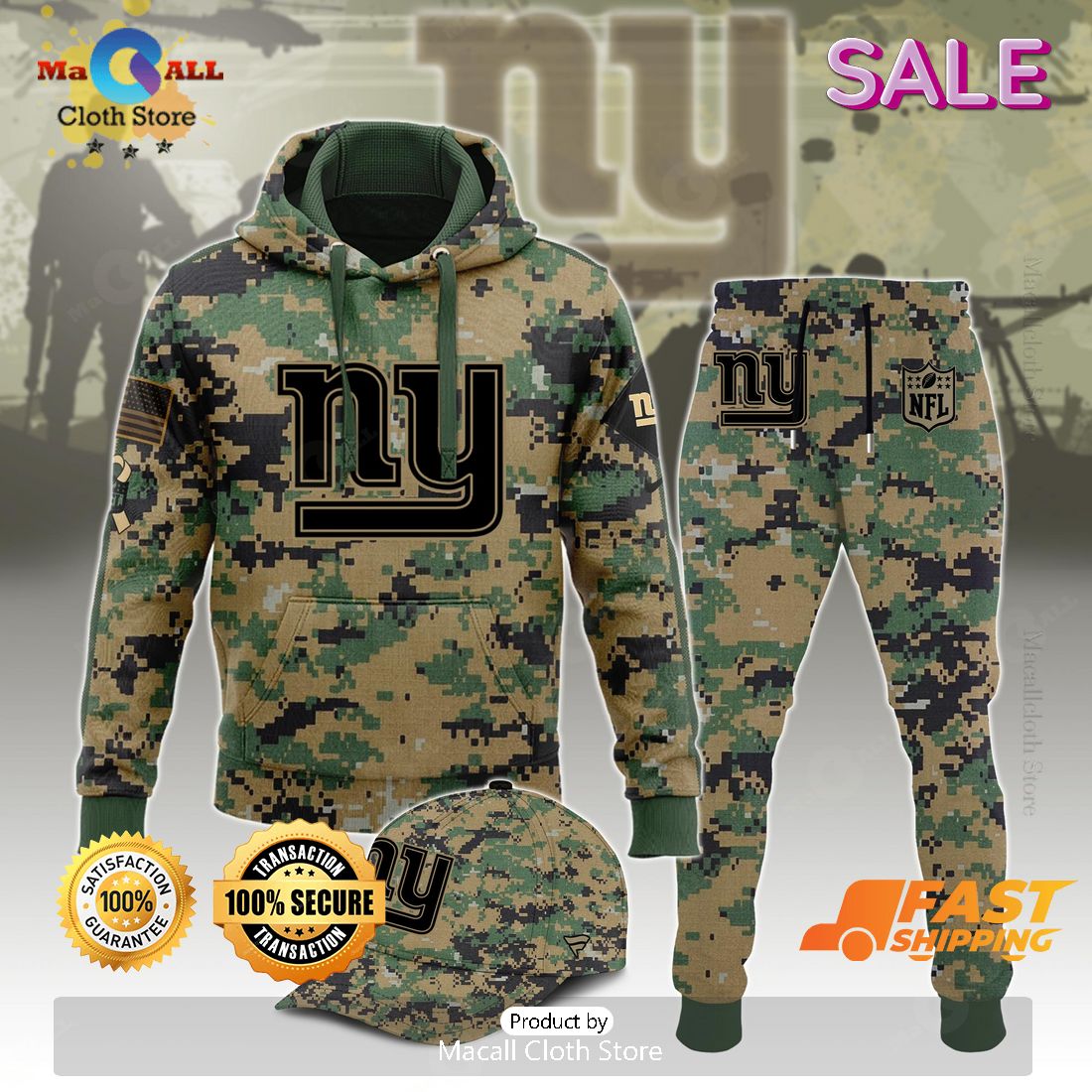 New York Giants Veteran For Veteran Army Design Hoodie 3D, Long Pant New York Giants Veteran For Veteran Army Design Hoodie 3D, Long Pant