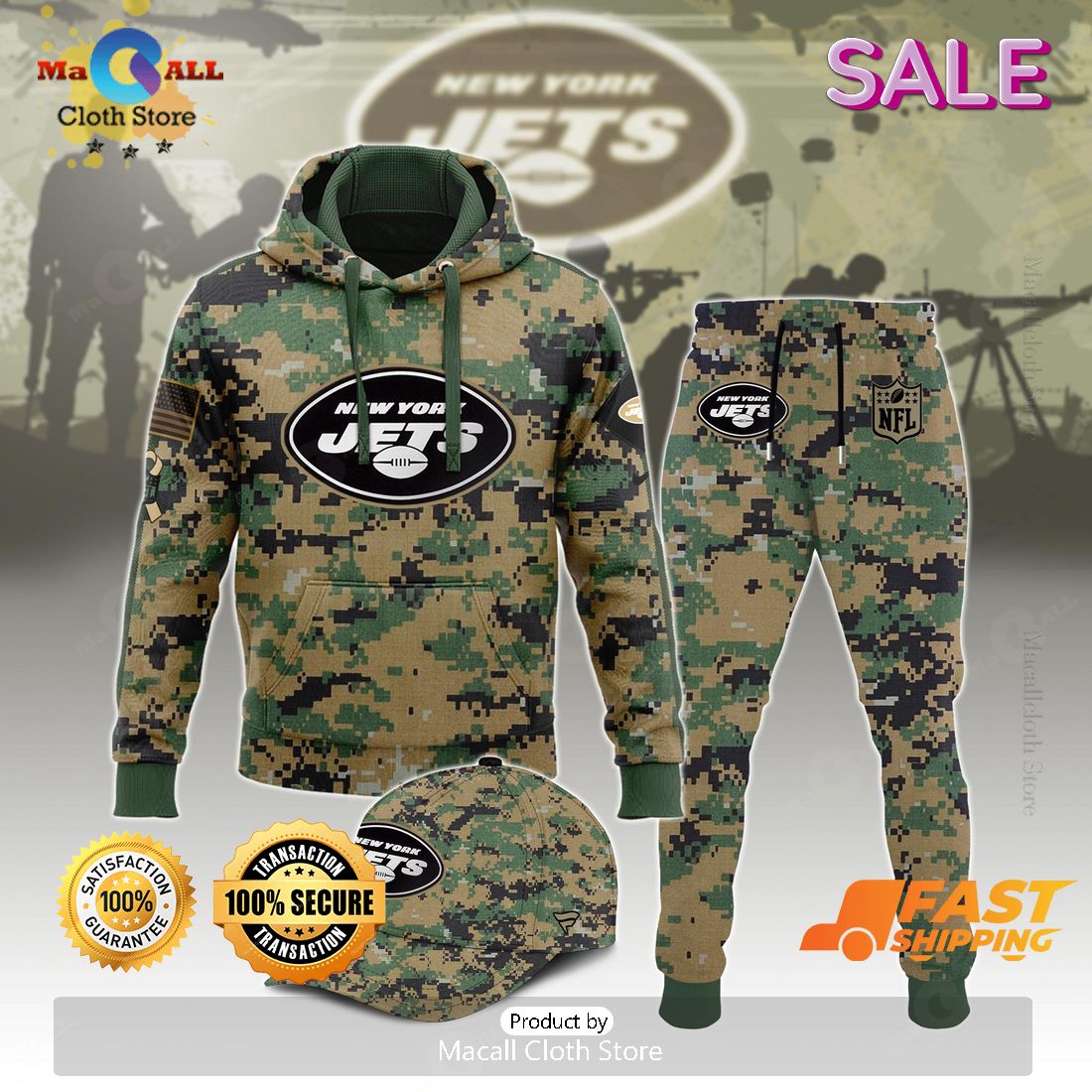 New York Jets Veteran For Veteran Army Design Hoodie 3D, Long Pant New York Jets Veteran For Veteran Army Design Hoodie 3D, Long Pant