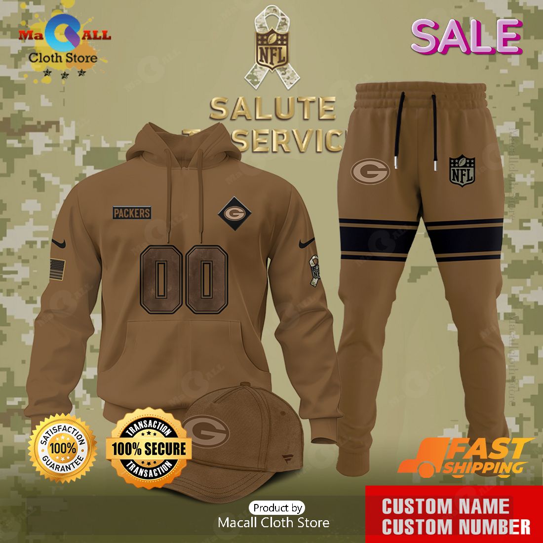 Personalized Green Bay Packers Salute To Service Veterans Day Hoodie 3D, Long Pant Personalized Green Bay Packers Salute To Service Veterans Day Hoodie 3D, Long Pant