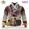 Personalized NHL Columbus Blue Jackets Special Design For St. Patrick Day Hoodie, Sweatshirt 3D