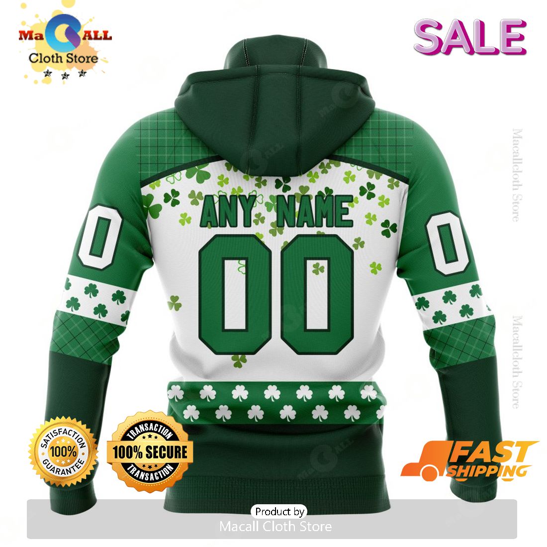 Personalized NHL Los Angeles Kings Special Design For St. Patrick Day Hoodie, Sweatshirt 3D