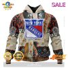Personalized NHL New York Rangers Special Design For St. Patrick Day Hoodie, Sweatshirt 3D