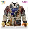 Personalized NHL St. Louis Blues White Winter Hunting Camo Design Hoodie, Sweatshirt 3D