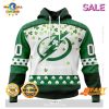 Personalized NHL Tampa Bay Lightning White Winter Hunting Camo Design Hoodie, Sweatshirt 3D