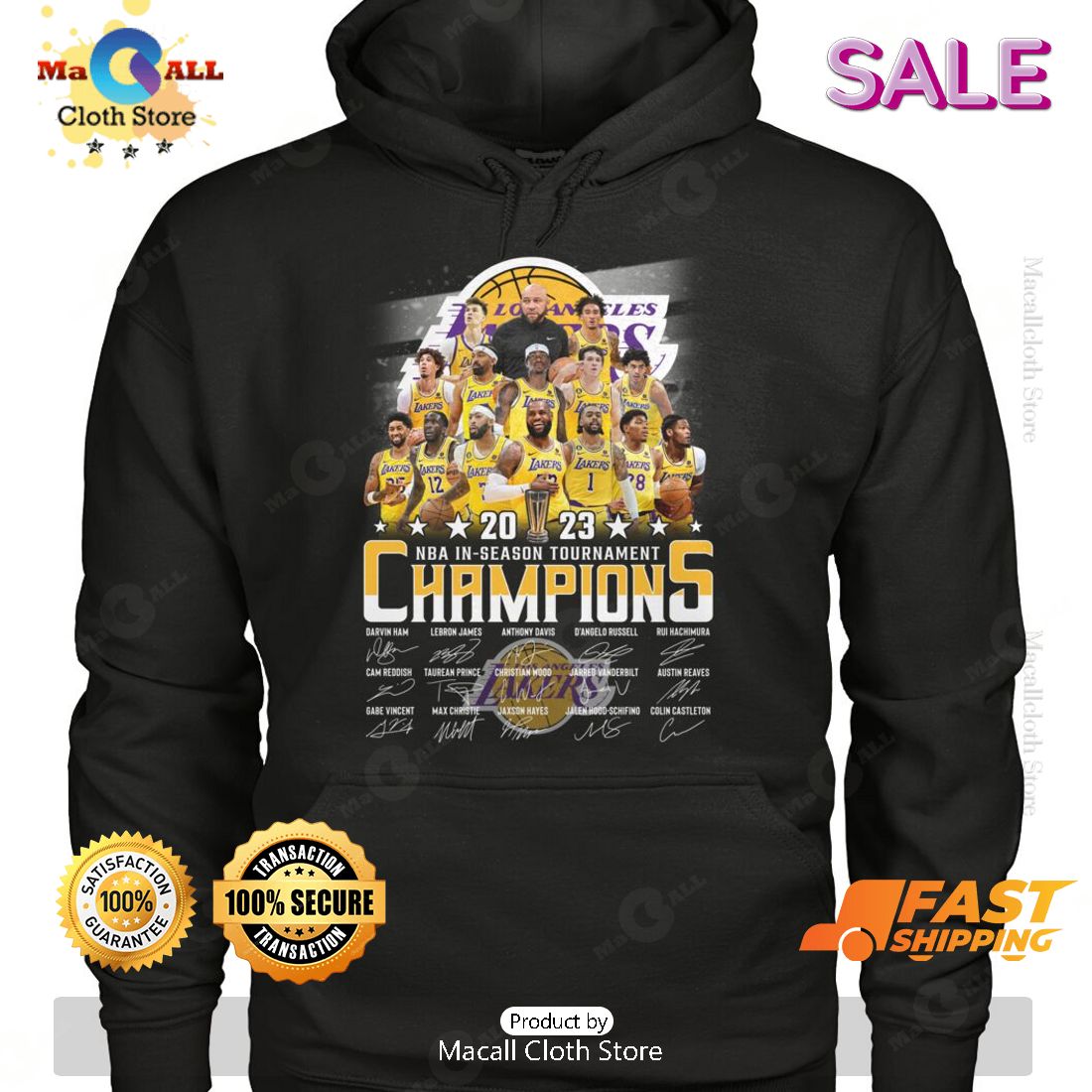 HOT 2023 NBA In Season Tournaments Champions Signatures T-Shirt HOT 2023 NBA In Season Tournaments Champions Signatures T-Shirt