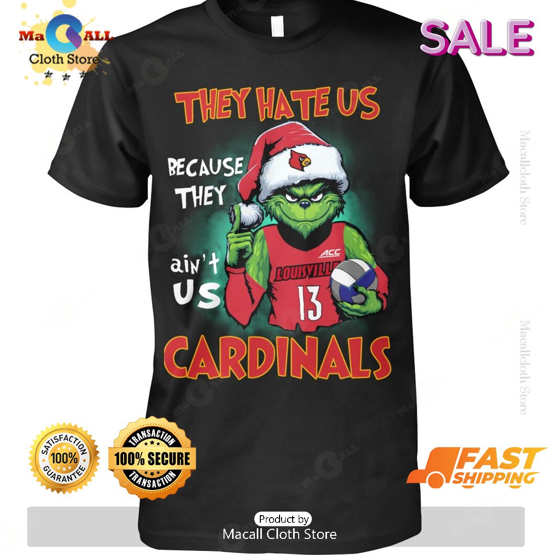 HOT The Grinch They Hate Us Because Ain’t Us Cardinals Classic T-Shirt HOT The Grinch They Hate Us Because Ain’t Us Cardinals Classic T-Shirt