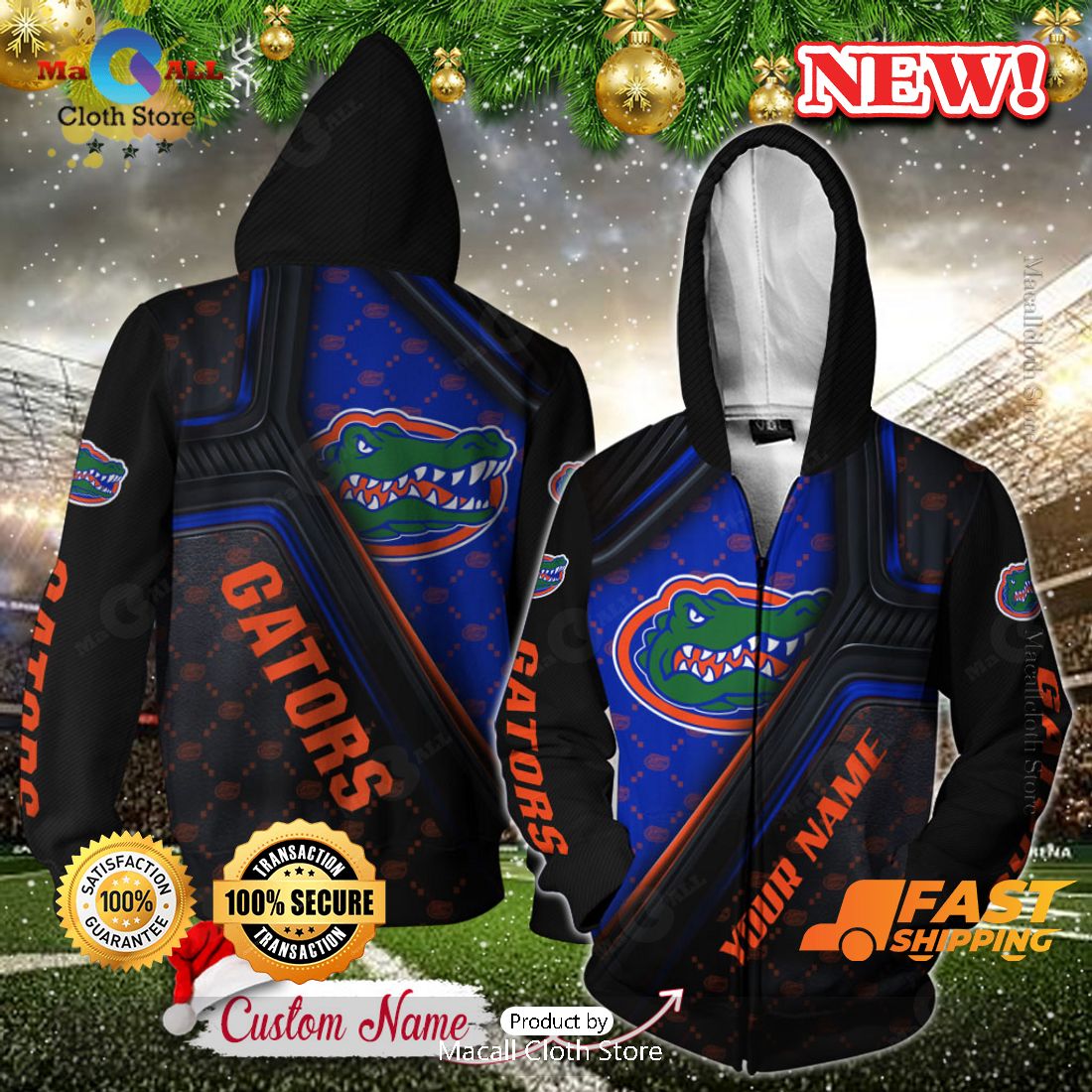 NCAA Florida Gators Custom Name Hoodie, Sweatshirt 3D