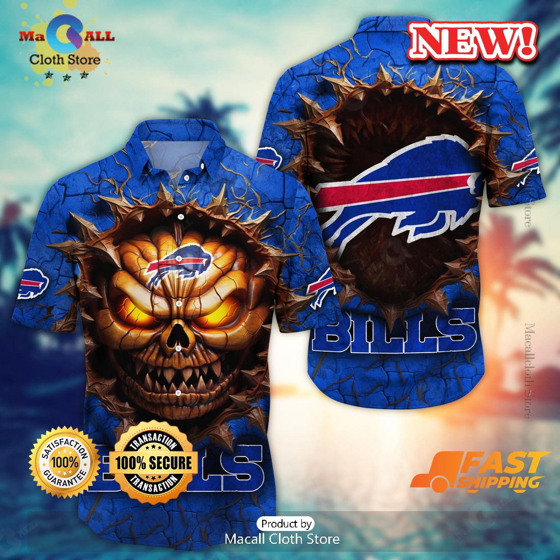 Buffalo Bills Halloween Super Trending For This Season Hawaii Shirt Buffalo Bills Halloween Super Trending For This Season Hawaii Shirt
