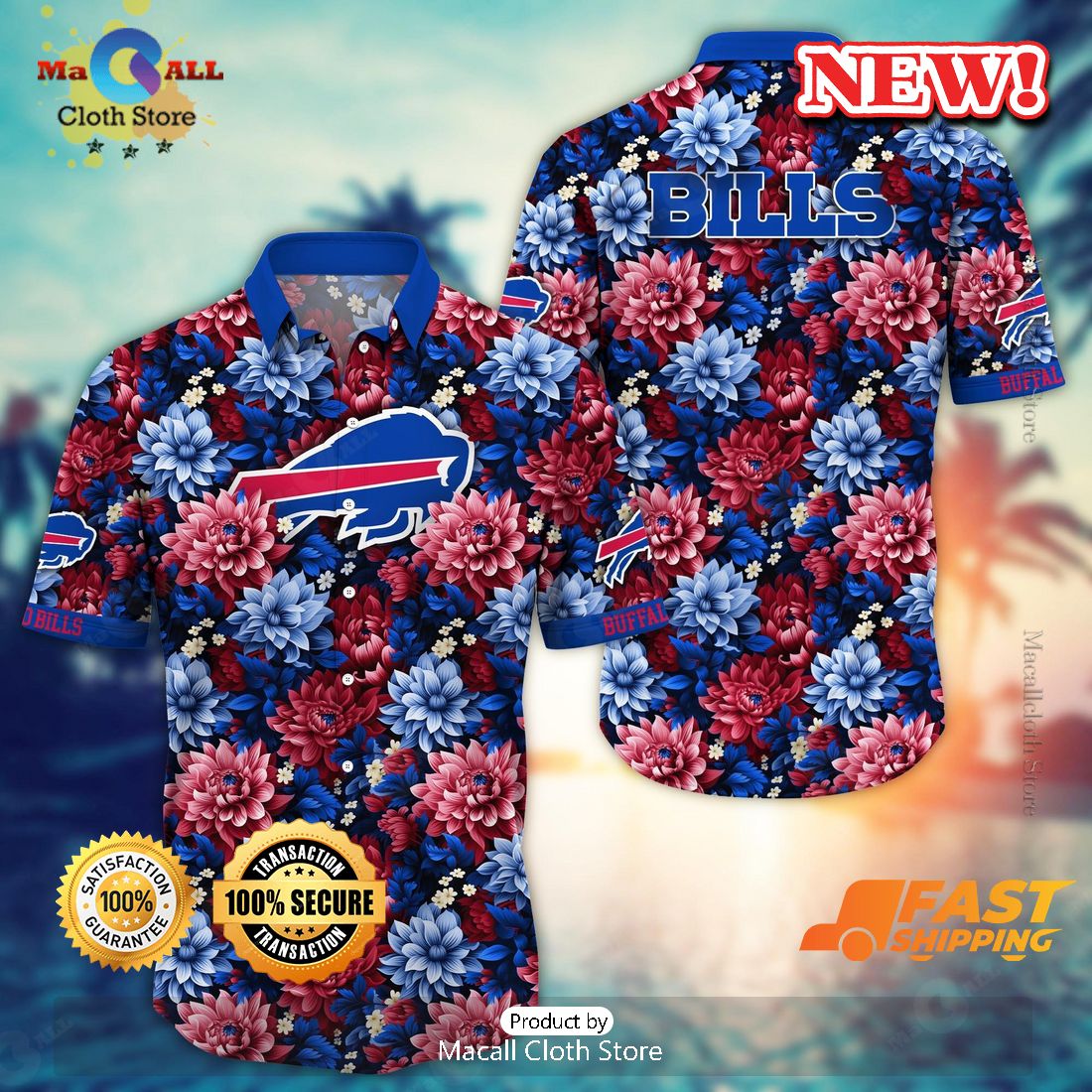 Buffalo Bills Limited Summer Gift For Fan Hawaiian Shirt Buffalo Bills Limited Summer Gift For Fan Hawaiian Shirt