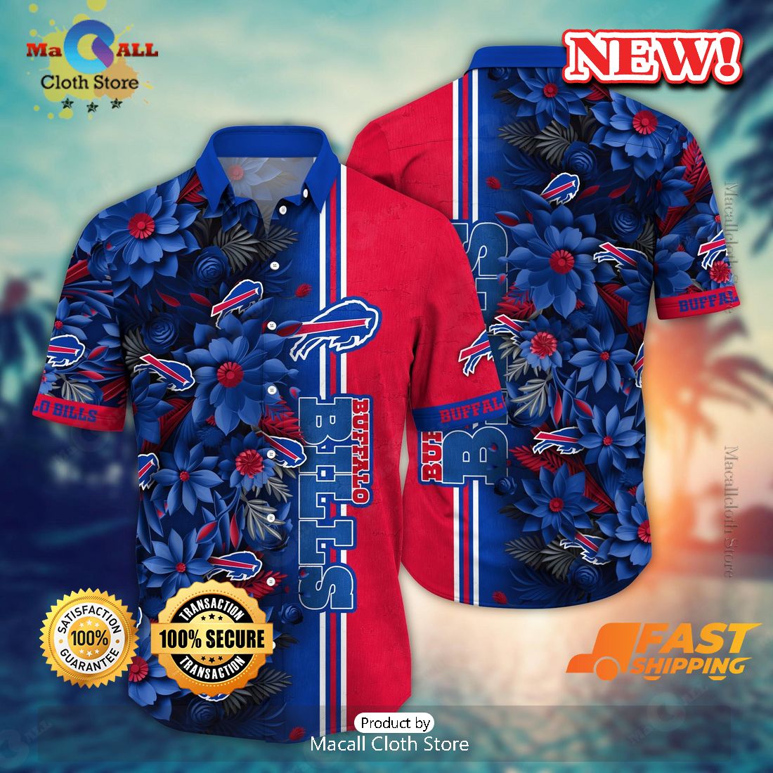 NEW Buffalo Bills NFL Flower For Fans Summer Football Hawaii Shirt NEW Buffalo Bills NFL Flower For Fans Summer Football Hawaii Shirt