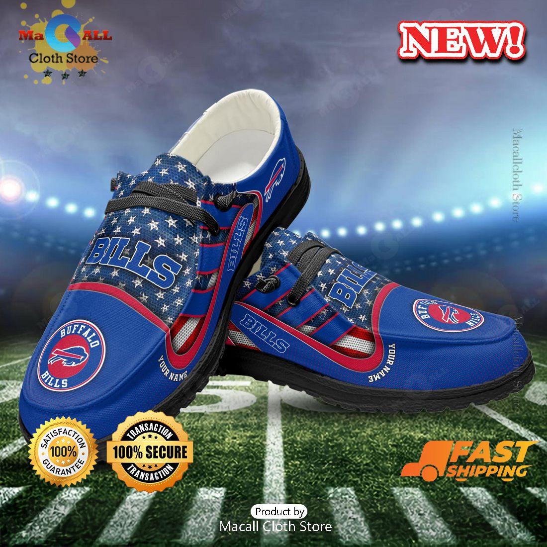 Buffalo Bills Customize Latest Arrivals Hey Dude Shoes Buffalo Bills Customize Latest Arrivals Hey Dude Shoes