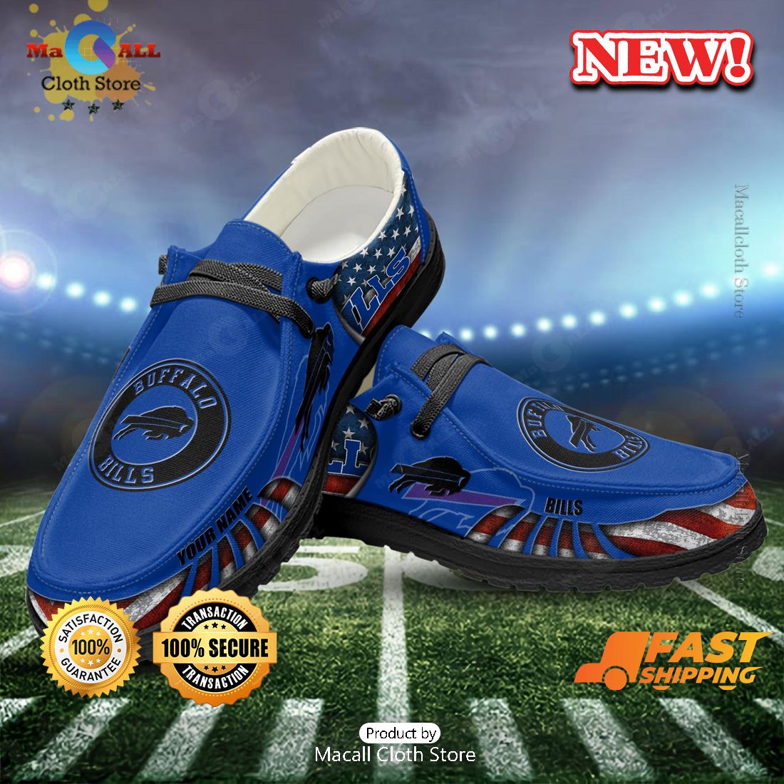 Buffalo Bills H-D Shoes Custom Name Tending Arrivals Hey Dude Shoes Buffalo Bills H-D Shoes Custom Name Tending Arrivals Hey Dude Shoes