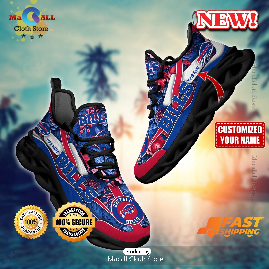 Buffalo Bills Customize The Best Gifts Sports Max Soul Sneaker Buffalo Bills Customize The Best Gifts Sports Max Soul Sneaker