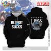 Detroit Lions All Over Printed Clothes Blue Hoodie 3D