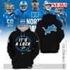 Detroit Lions NFC North Champions 2023 Clothes Black Hoodie 3D