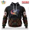 NHL Columbus Blue Jackets Special Design For St. Patrick’s Day Hoodie 3D
