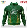 NHL Columbus Blue Jackets Special Design Honoring Firefighters Hoodie 3D