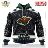 NHL Minnesota Wild Special Design Honoring Firefighters Hoodie 3D