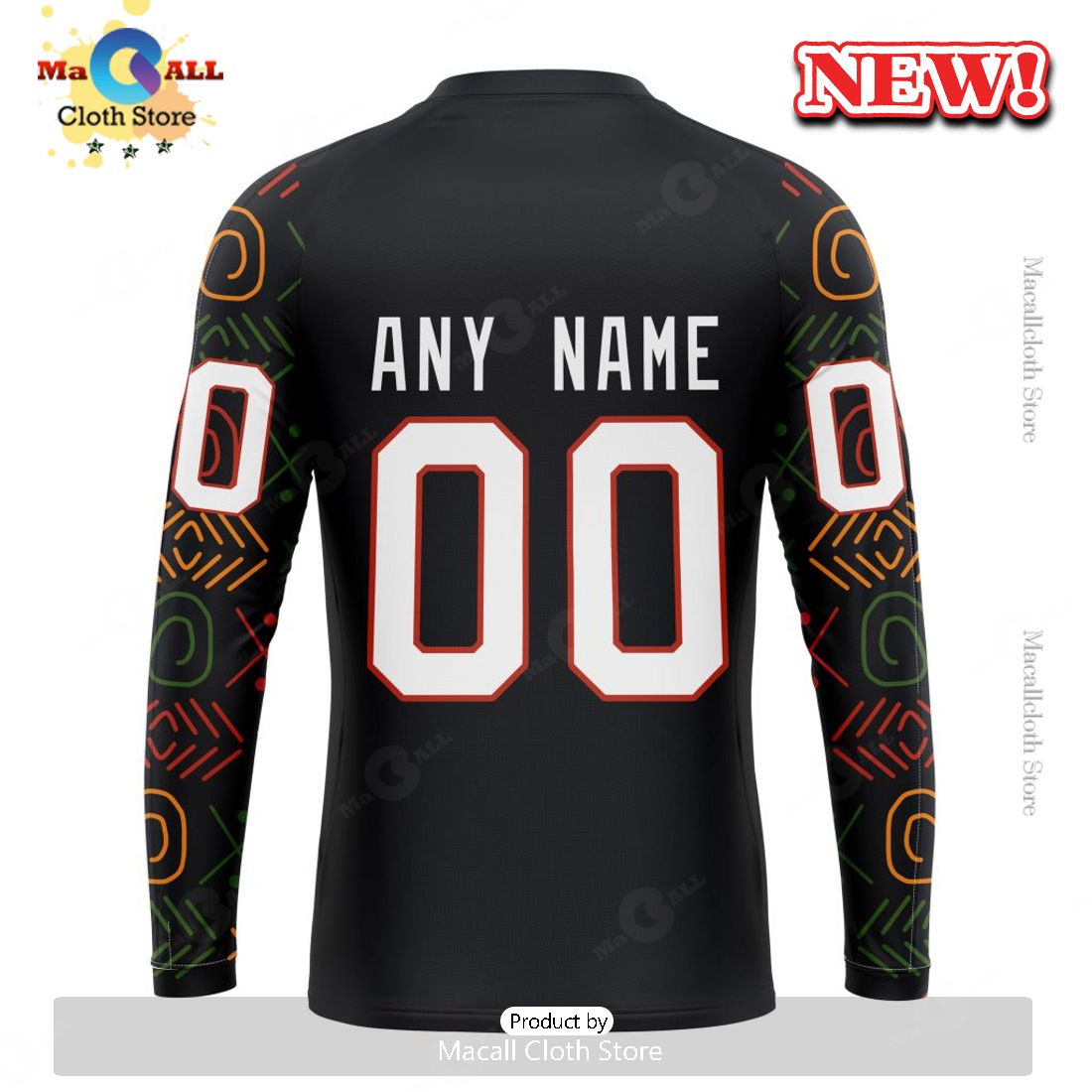 NHL Ottawa Senators Special Design For Black History Month Hoodie 3D NHL Ottawa Senators Special Design For Black History Month Hoodie 3D