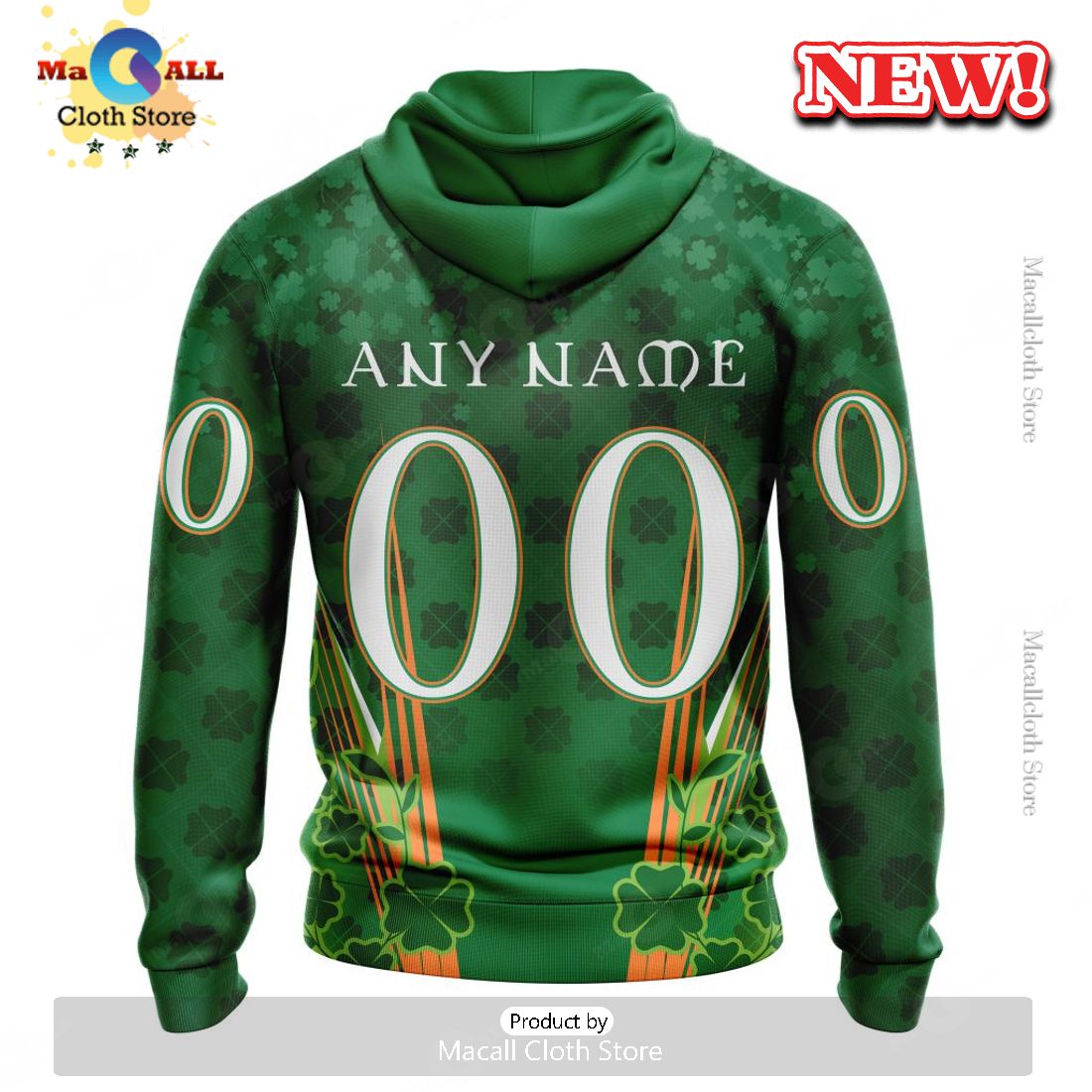 NHL Ottawa Senators Special Design For St. Patrick's Day Hoodie 3D NHL Ottawa Senators Special Design For St. Patrick's Day Hoodie 3D