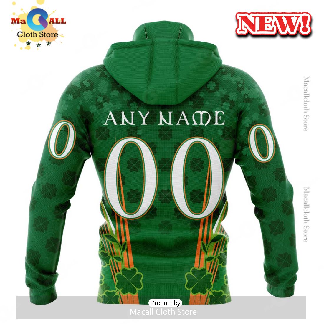 NHL Ottawa Senators Special Design For St. Patrick's Day Hoodie 3D NHL Ottawa Senators Special Design For St. Patrick's Day Hoodie 3D