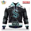 NHL Seattle Kraken Special Design Honoring Firefighters Hoodie 3D