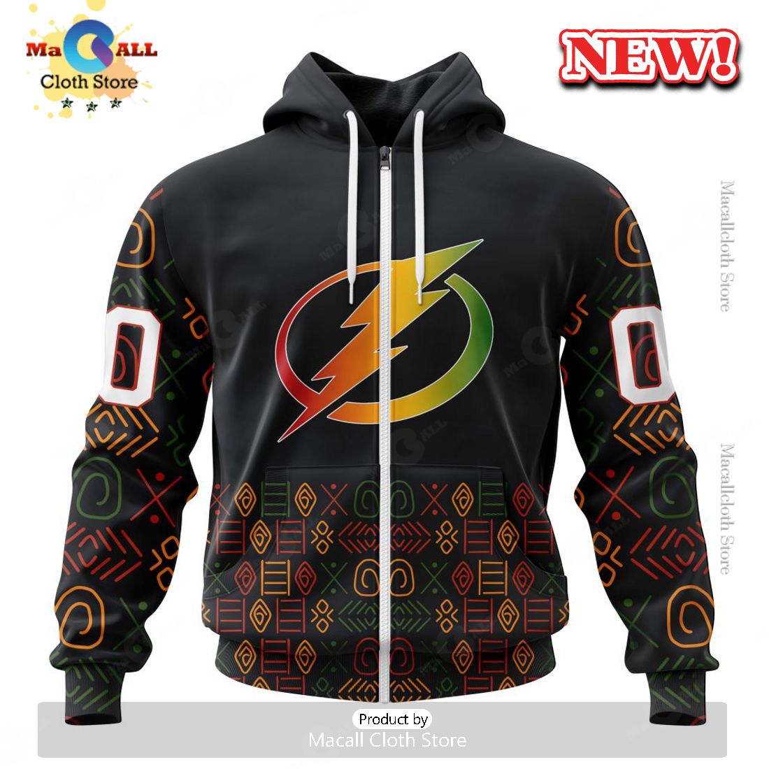 NHL Tampa Bay Lightning Special Design For Black History Month Hoodie 3D