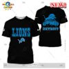 Detroit Lions New Arrivals Classic Grey Hoodie 3D