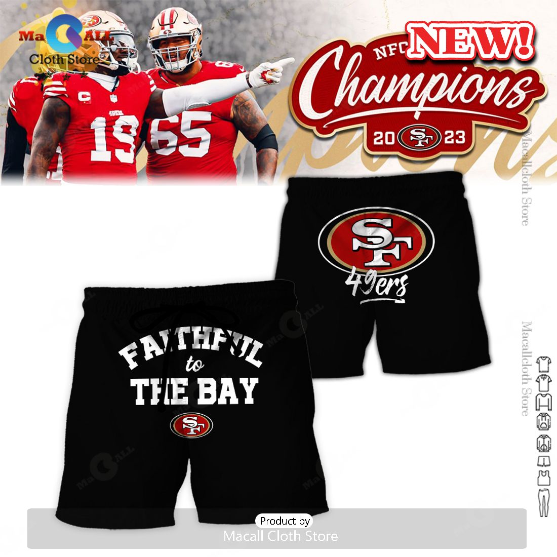 San Francisco 49ers 2023 Faithful To The Bay Black Hoodie 3D, Long Pant San Francisco 49ers 2023 Faithful To The Bay Black Hoodie 3D, Long Pant
