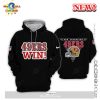 San Francisco Go 49ers All Over Printed Clothes White Football Hoodie 3D