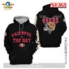 SF 49ers Faithful To The Bay All Over Printed Clothes Red Hoodie