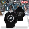 Philadelphia Eagles 2023 Fly Eagles Fly Black Hoodie 3D All Over Printed Clothes
