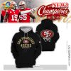 San Francisco 49ers Football Red All Over Printed Clothes Hoodie 3D