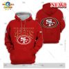 San Francisco 49ers New Arrivals All Over Printed Clothes Black Hoodie 3D