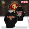 San Francisco 49ers All Over Printed Clothes West Champions Black Hoodie 3D