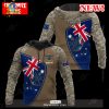 Austria Hoodie Coat Of Arms Flag Half Style Zip Up Hoodie 3D