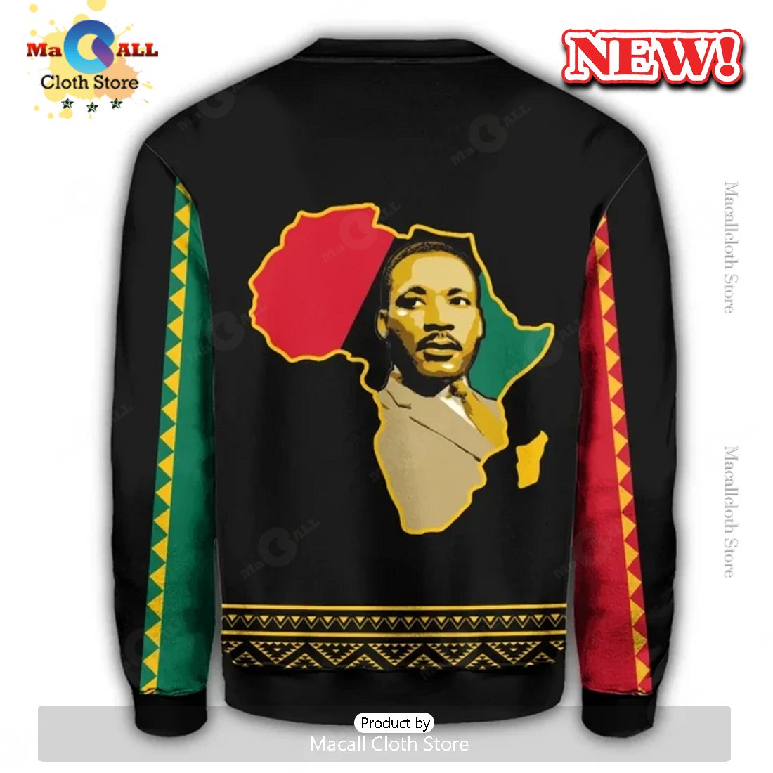 Martin Luther King Jr Black History Month Men Hoodie 3D - Macall Cloth ...