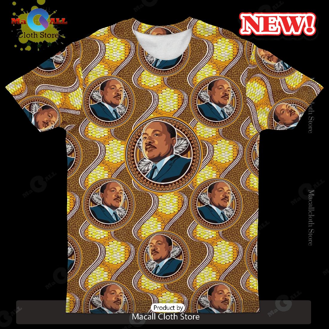 Martin Luther King Jr Day Fabric Hoodie 3D Martin Luther King Jr Day Fabric Hoodie 3D