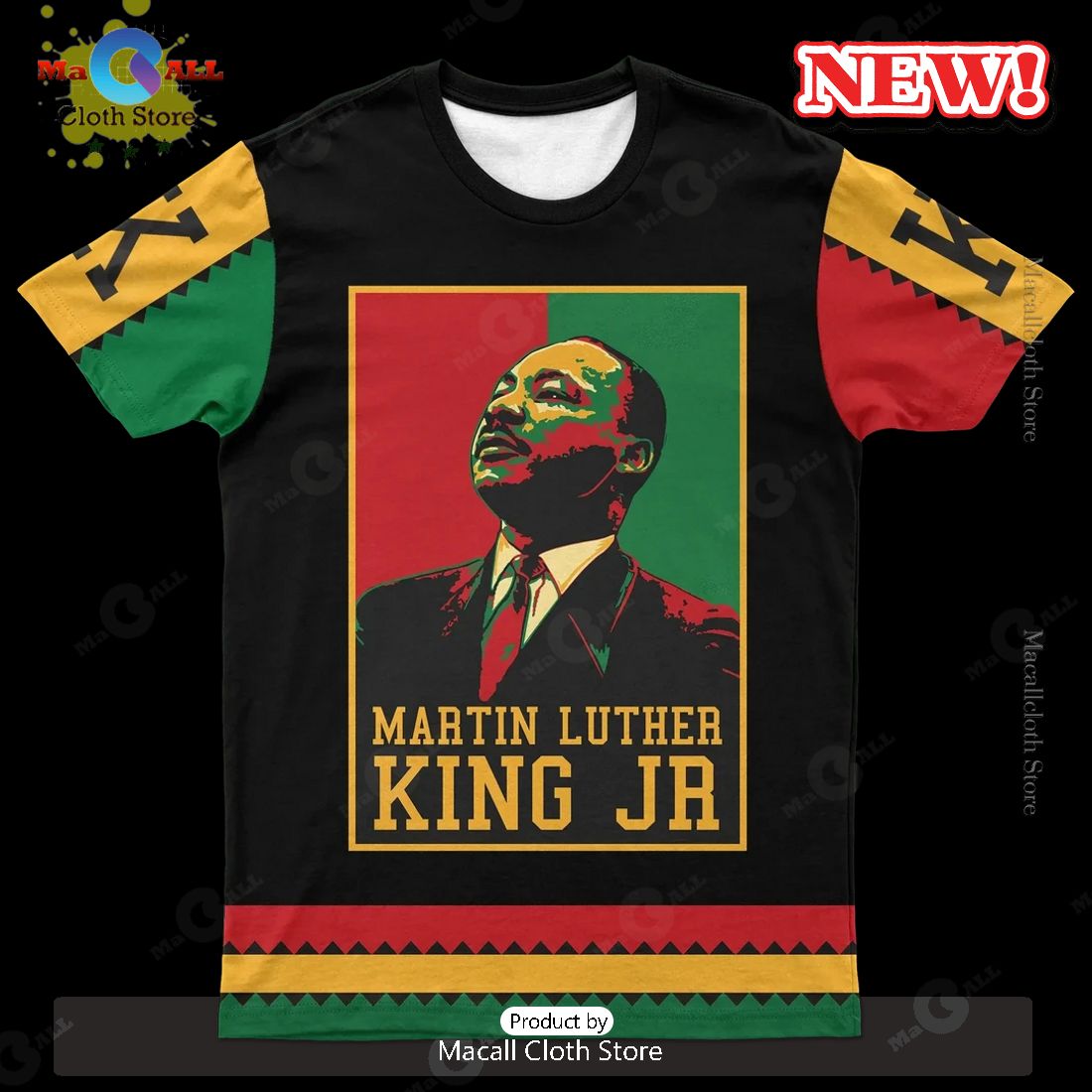 Martin Luther King Jr Day Retro Hoodie 3D Martin Luther King Jr Day Retro Hoodie 3D