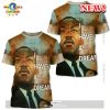 Martin Luther King Jr. I Have A Dream Quote Paint Mix Zip Hoodie 3D