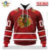 NHL Chicago Blackhawks Hot Design With Native Pattern Hoodie 3D