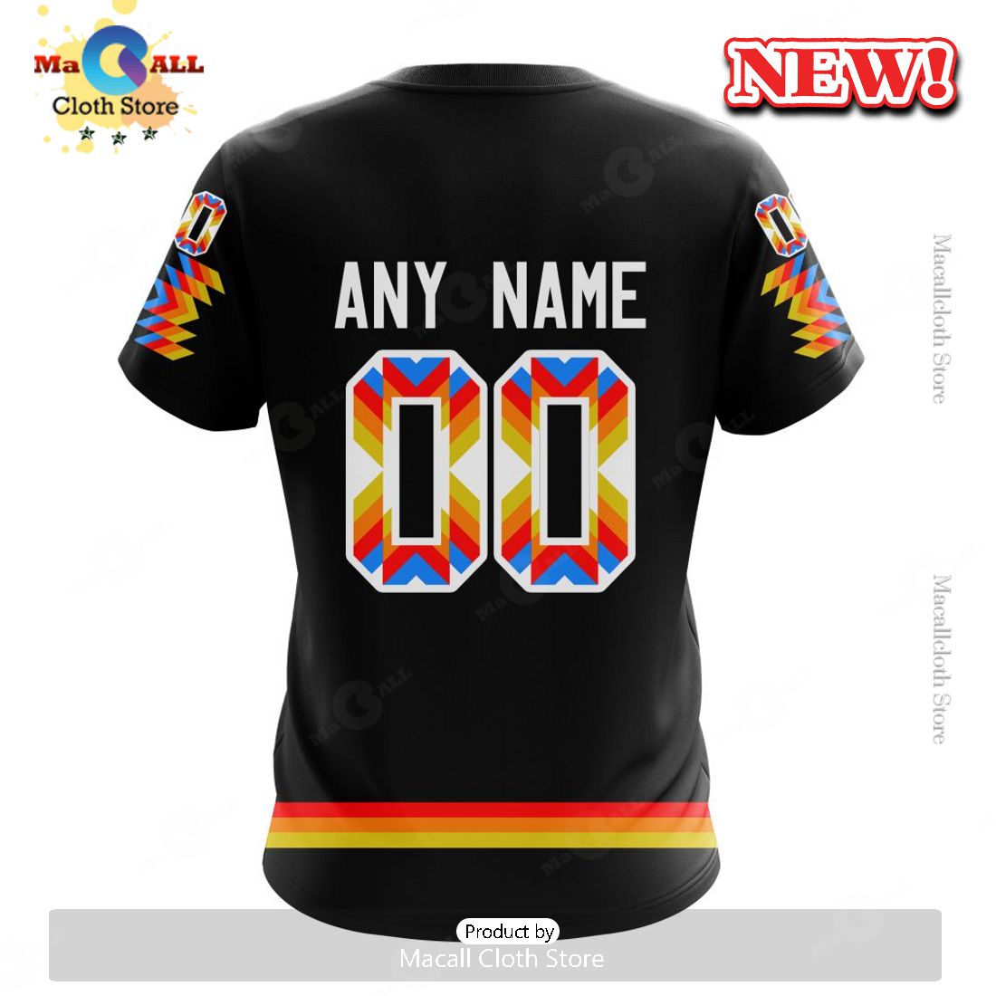 NHL Columbus Blue Jackets Hot Design With Native Pattern Hoodie 3D NHL Columbus Blue Jackets Hot Design With Native Pattern Hoodie 3D