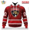 NHL Florida Panthers Hot Design With Native Pattern Hoodie 3D