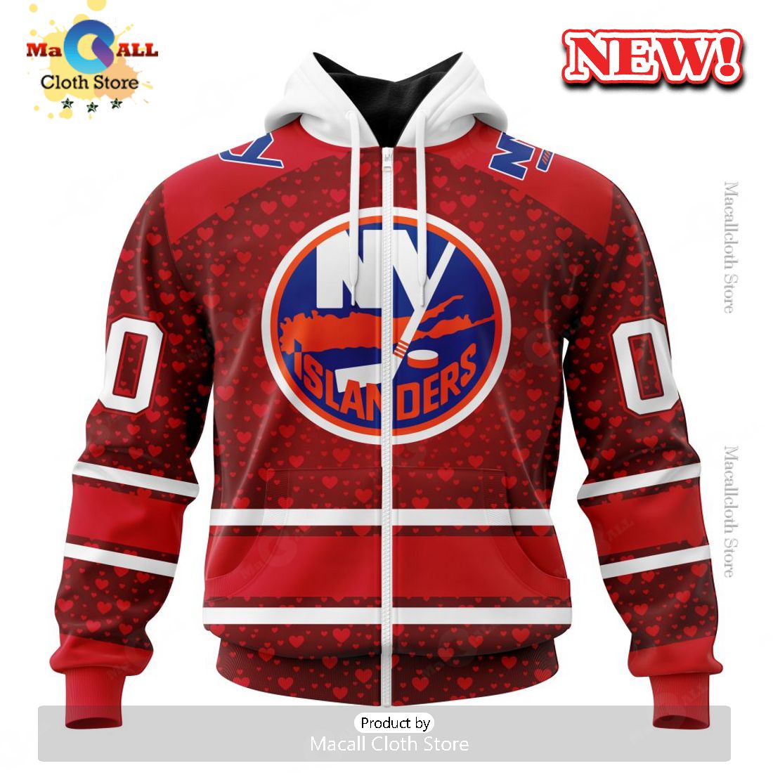 NHL New York Islanders Special Gift For Valentines Day Hoodie 3D