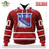 NHL New York Rangers Hot Design With Native Pattern Hoodie 3D