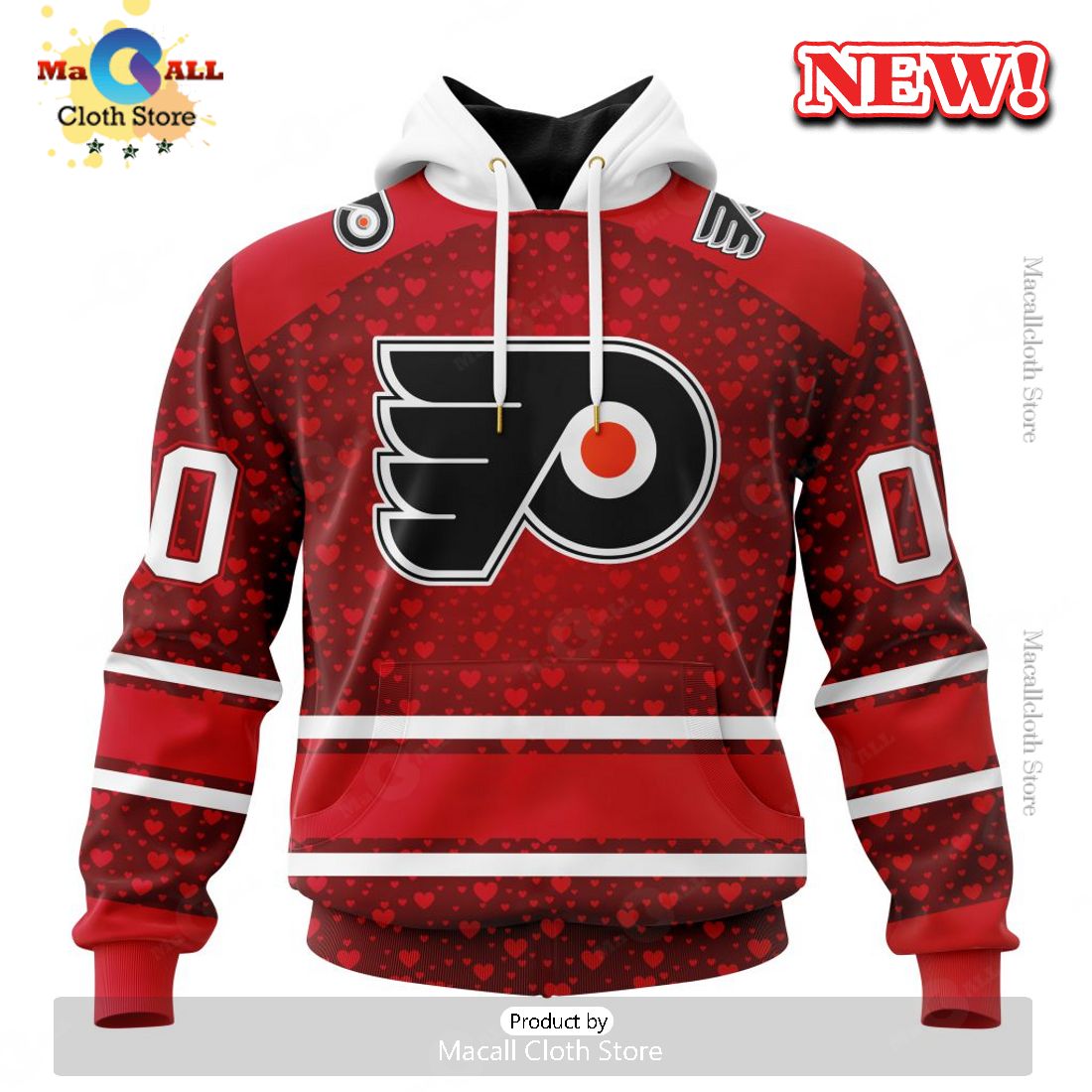 NHL Philadelphia Flyers Special Gift For Valentines Day Hoodie 3D